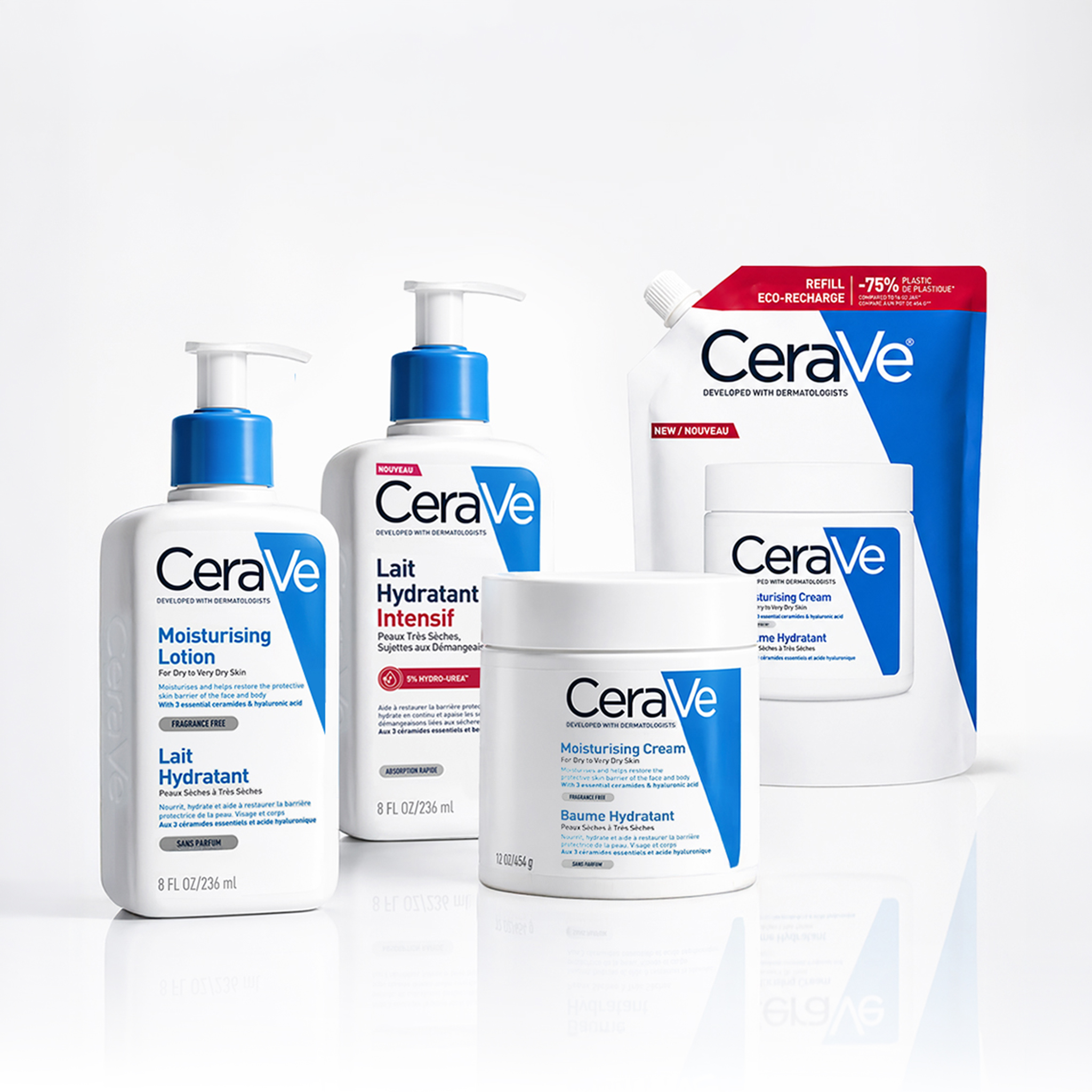 CeraVe — hydratants, après retouche