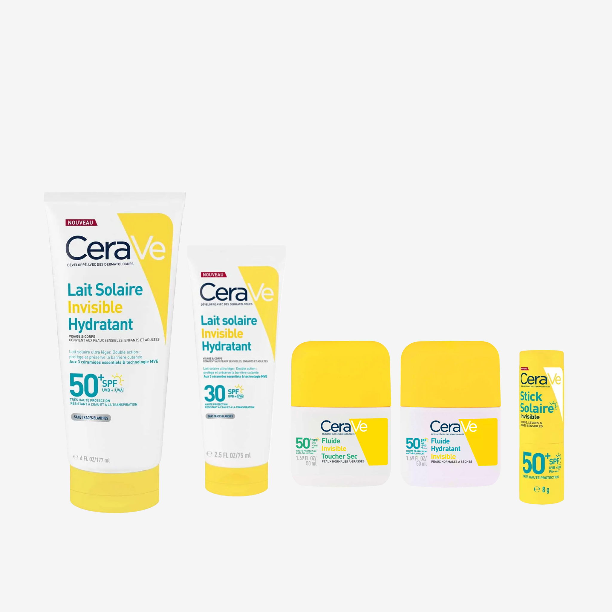 CeraVe — solaires, avant retouche