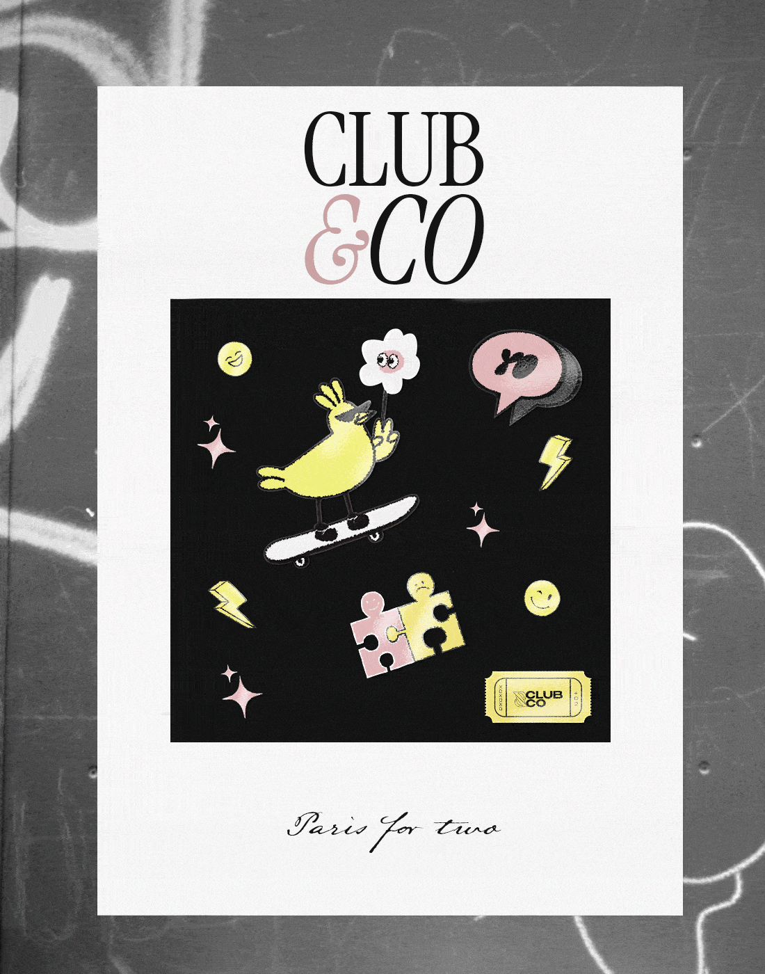 Club & Co — poster « Paris for two »