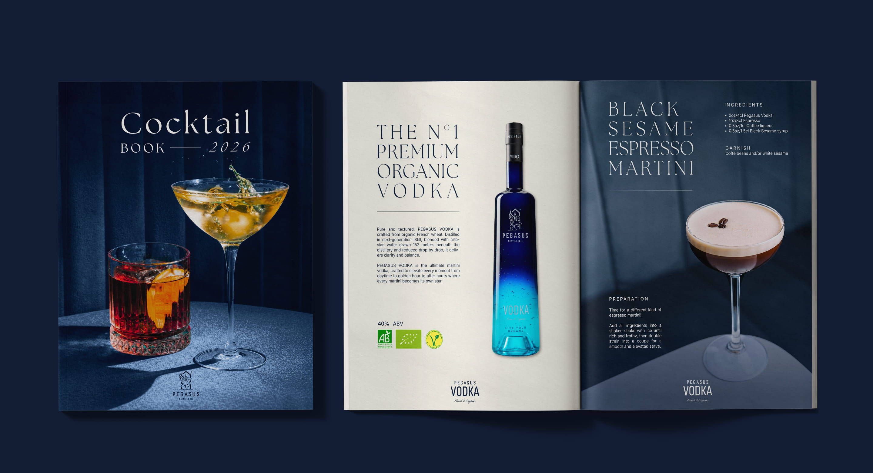 Pegasus — cocktail book
