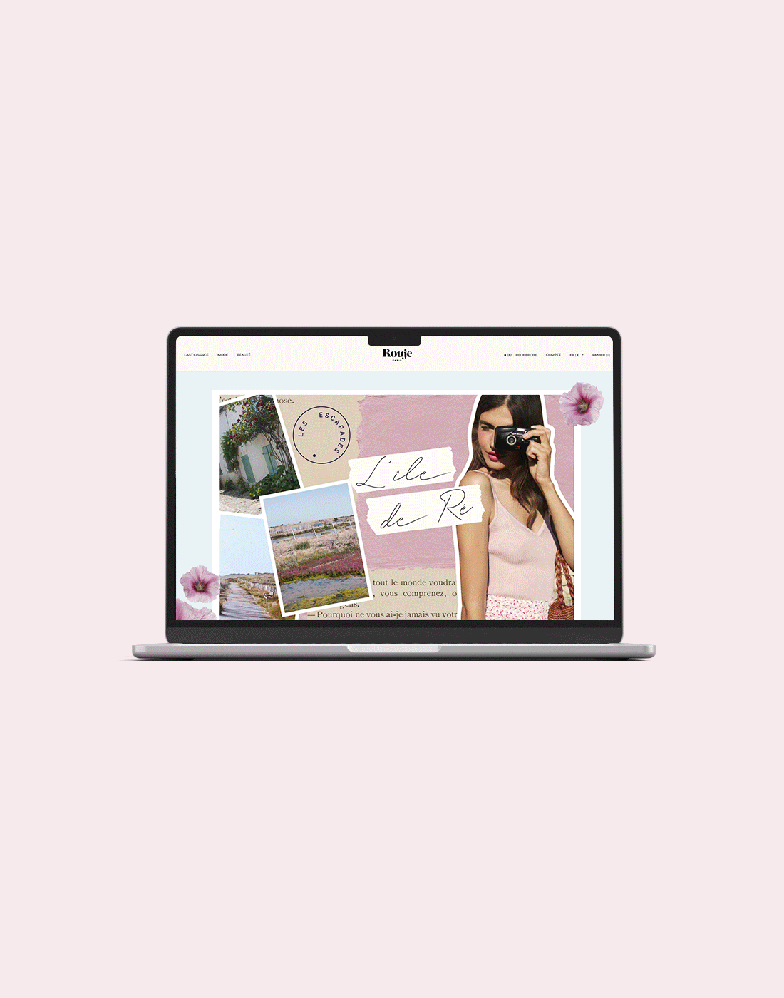 Rouje — mockup animé
